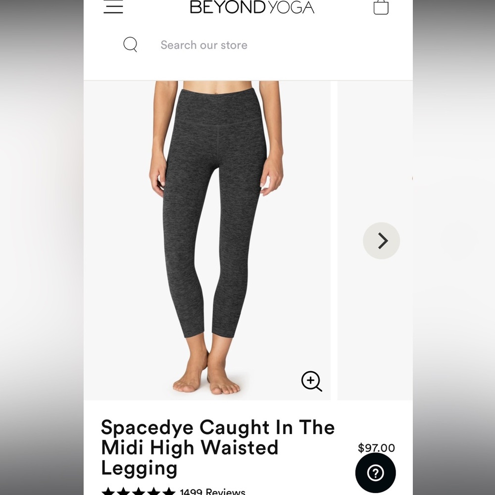 Beyond Yoga Space Dye Caught in the MIDI leggings - hunter green